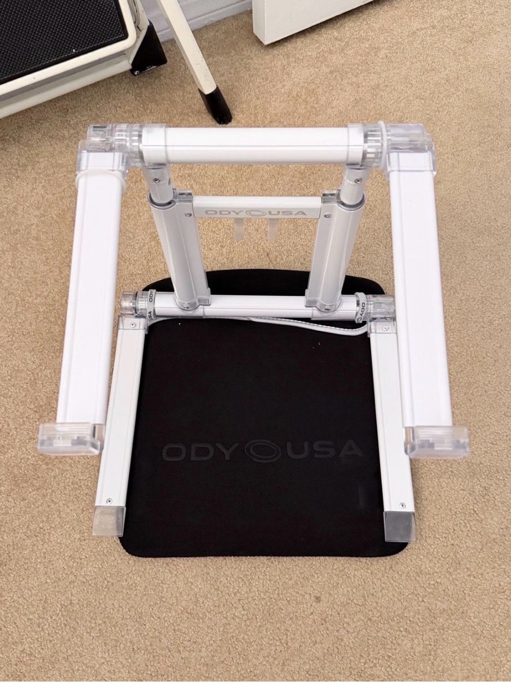Odyssey LSTAND360WHT Folding Tabletop Laptop/Tablet Stand In White - Picture 2 of 5